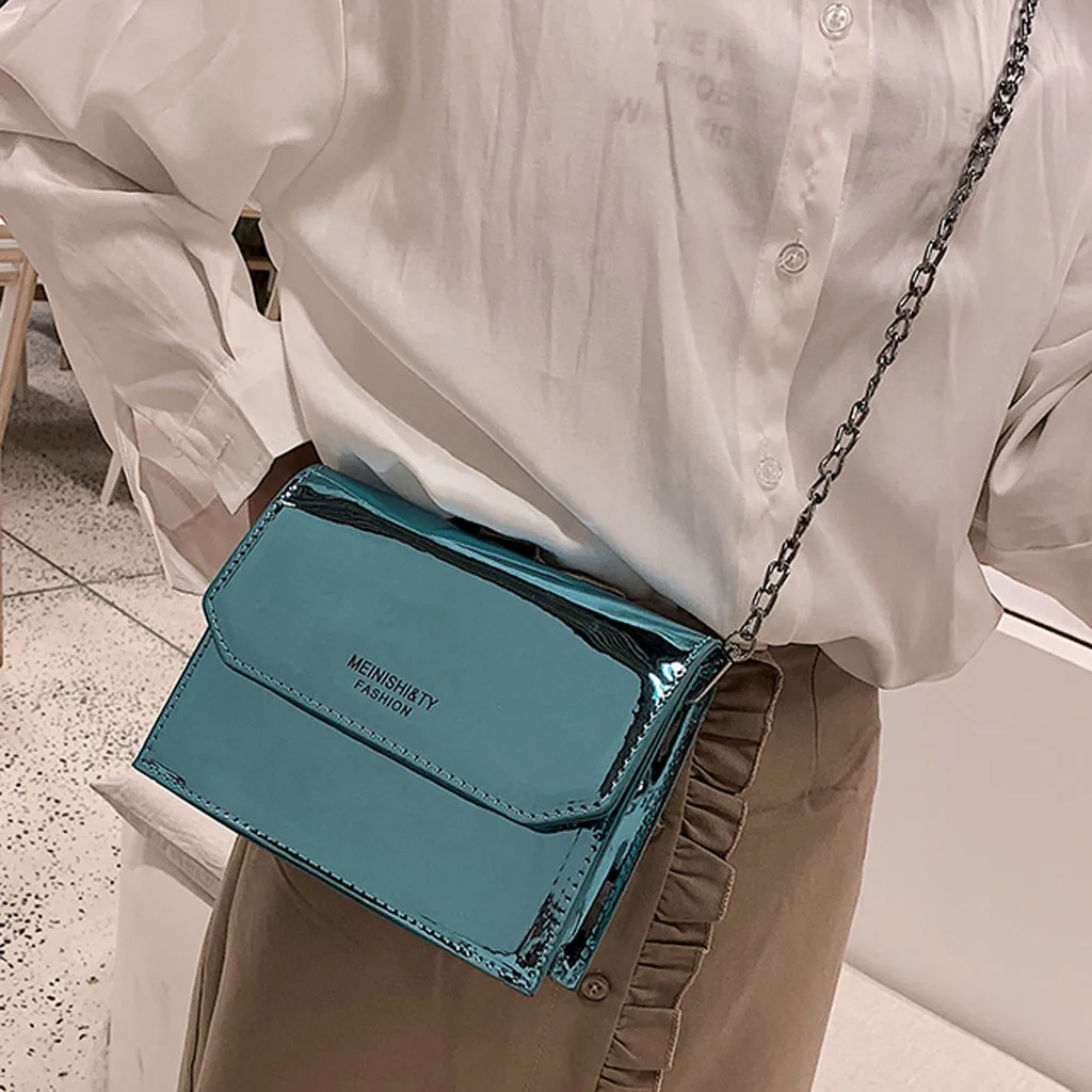 Women Spilt Leather Laser Small Square Bags Fashion Solid Color Single Chain Shoulder Wild Crossbody Messenger Bag For Ladies
Women Spilt Leather Laser Small Square Bags Fashion Solid Color Single Chain Shoulder Wild Crossbody Messenger Bag For Ladies
