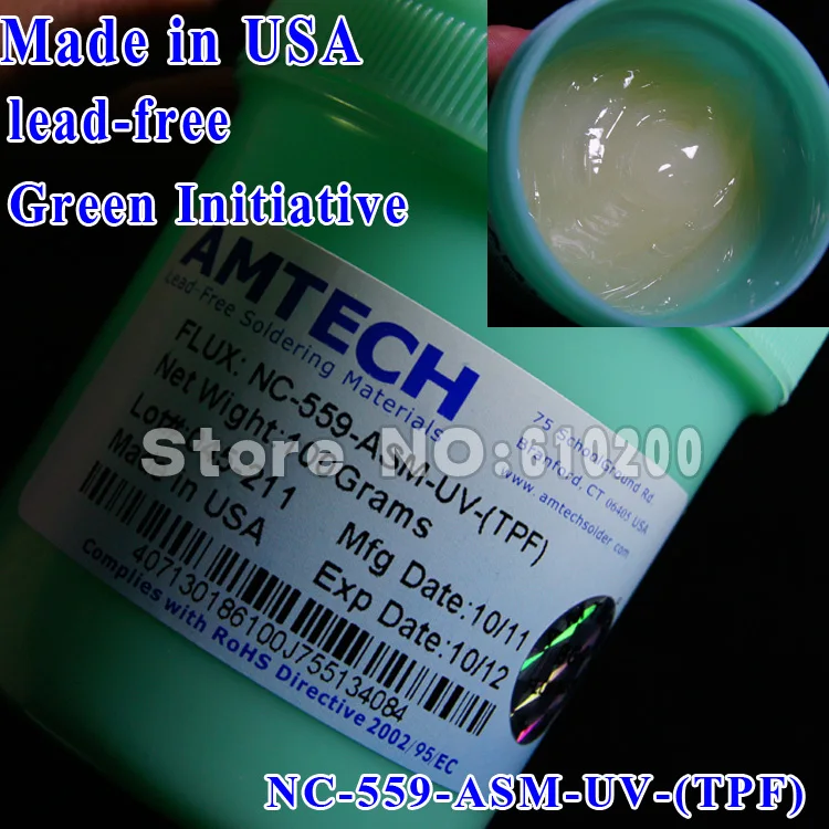 AMTECH NC-559-ASM-UV(TPF) No-Clean PCB SMD BGA soldering Paste Solder Lead-Free flux BGA Reballing Soldering