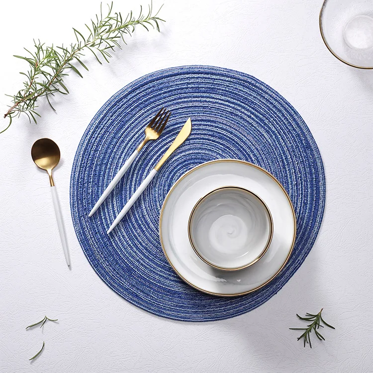 Weave Ramie Placemat For Dining Table Insulation Round Placemats Coaster Linen Pads Table Bowl Mats Pastoral Home Decoration
Weave Ramie Placemat For Dining Table Insulation Round Placemats Coaster Linen Pads Table Bowl Mats Pastoral Home Decoration