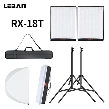 FalconEyes 2pcs RX-18T 62W LED Video Light 504pcs Flexible Rollable Cloth Lamp with Diffuser + Light stand + Outdoor Carry Bag
FalconEyes 2pcs RX-18T 62W LED Video Light 504pcs Flexible Rollable Cloth Lamp with Diffuser + Light stand + Outdoor Carry Bag