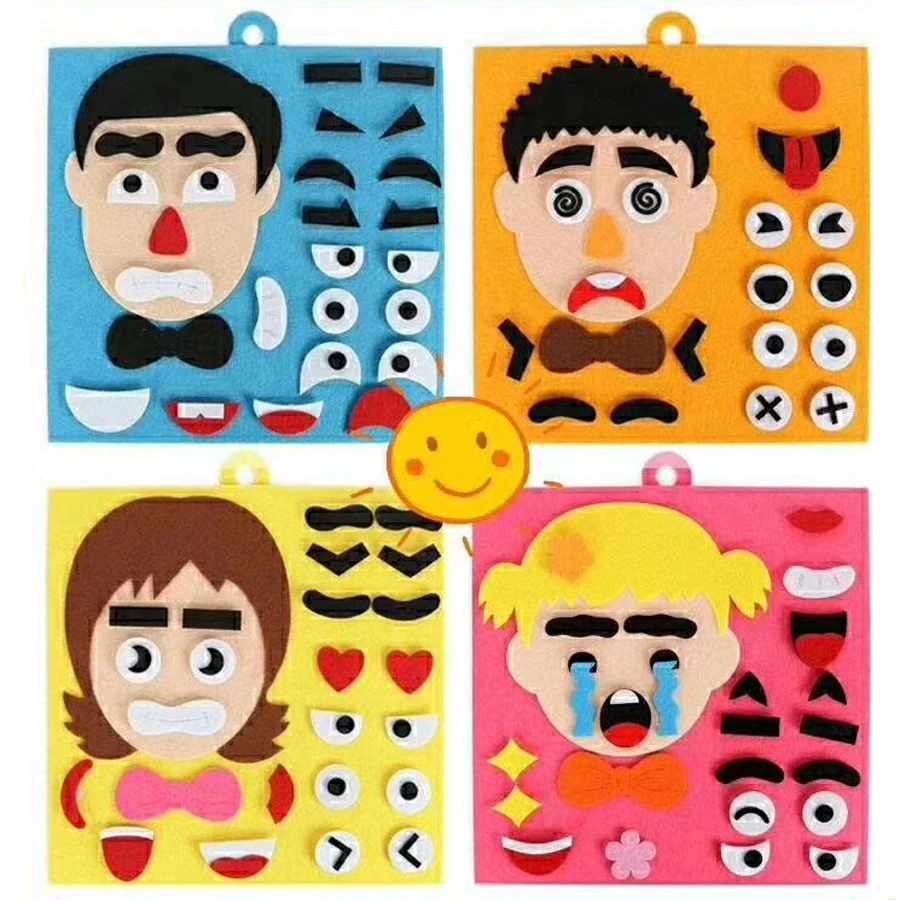 Emoji Puzzles Early Childhood Learning Educational Toys Children Pleasure/Anger/Sorrow/Joy Developmental Study With Joy Gift
Emoji Puzzles Early Childhood Learning Educational Toys Children Pleasure/Anger/Sorrow/Joy Developmental Study With Joy Gift