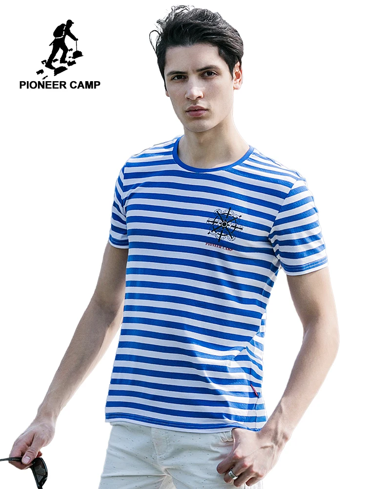 Pioneer Camp 2018 new fashion summer men's t shirt army striped cotton t-shirt soft comfort short sleeve tshirts elastic 677023
Pioneer Camp 2018 new fashion summer men's t shirt army striped cotton t-shirt soft comfort short sleeve tshirts elastic 677023