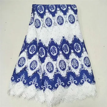 Nigerian Lace Latest African Lace 2018 Bridal Lace Fabric Blue With Withe Color African High Quality Stones Lace Fabric 5Yards
Nigerian Lace Latest African Lace 2018 Bridal Lace Fabric Blue With Withe Color African High Quality Stones Lace Fabric 5Yards