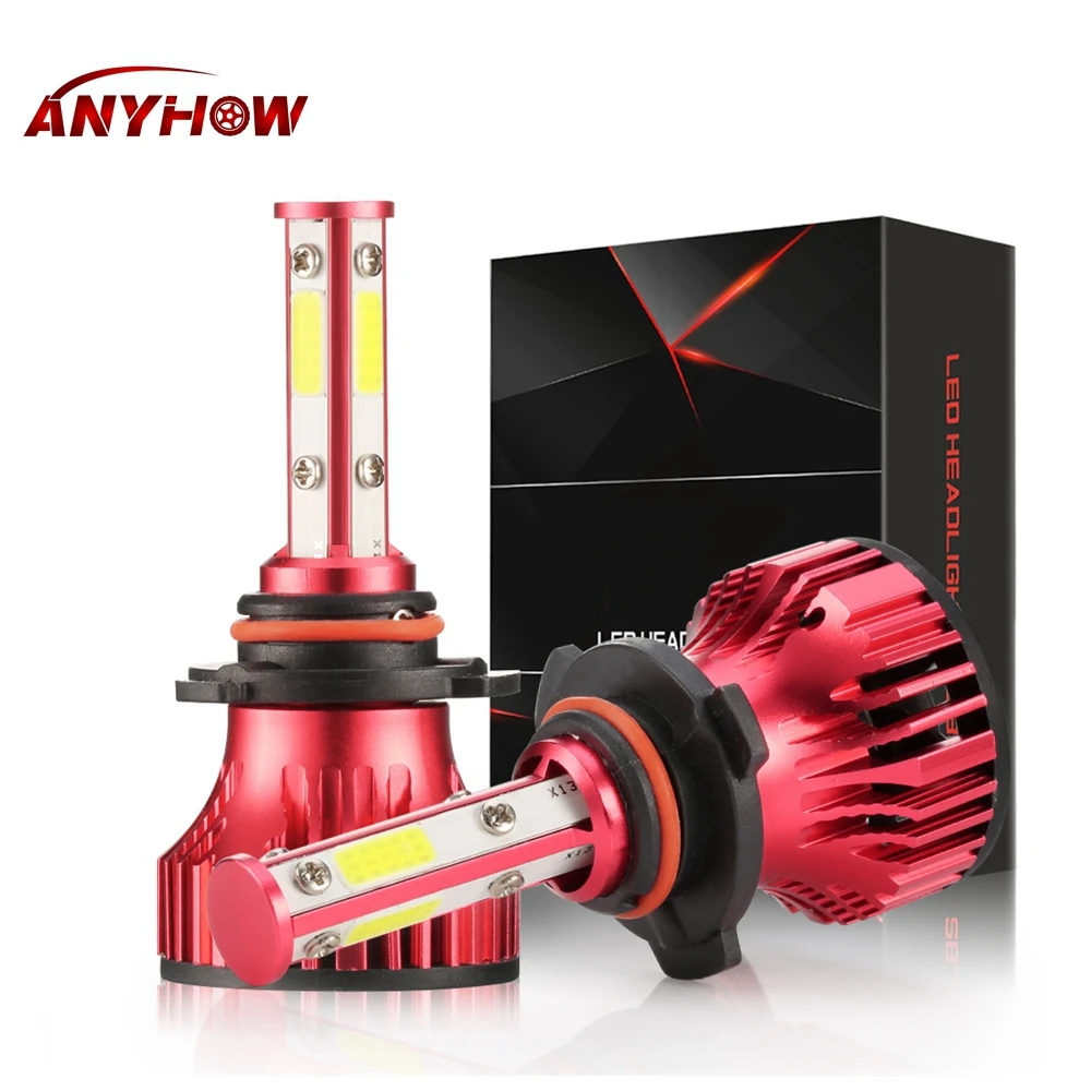 NEW 4 Sides 100W 8000LM H7 H4 Car Headlight LED Fog lights H11 H13 5202 9012 9007 9005 9006 6000K LED Lights for Auto Headlamp
NEW 4 Sides 100W 8000LM H7 H4 Car Headlight LED Fog lights H11 H13 5202 9012 9007 9005 9006 6000K LED Lights for Auto Headlamp
