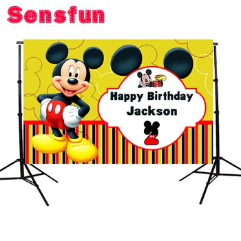 Vinyl happy birthday baby children photo Backgrounds Printed Mickey indoor Photographic studio Backdrops 7x5ft
Vinyl happy birthday baby children photo Backgrounds Printed Mickey indoor Photographic studio Backdrops 7x5ft