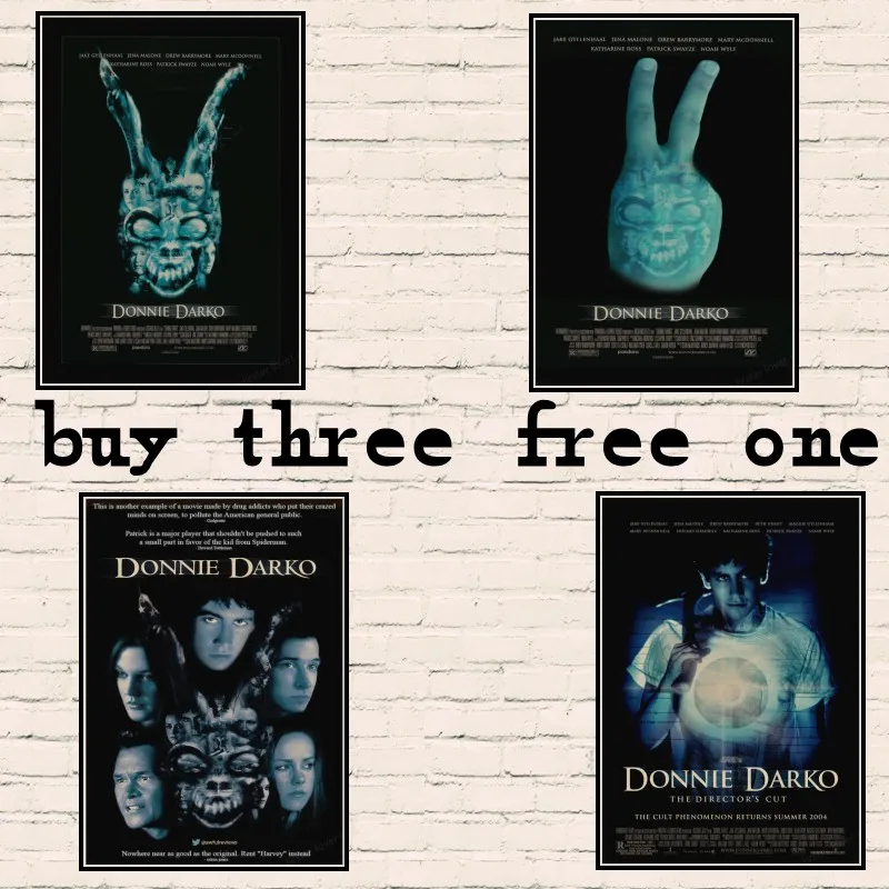 Horror Movie Donnie Darko Vintage Retro Kraft paper retro Poster Decorative Painting Wall Sticker
Horror Movie Donnie Darko Vintage Retro Kraft paper retro Poster Decorative Painting Wall Sticker