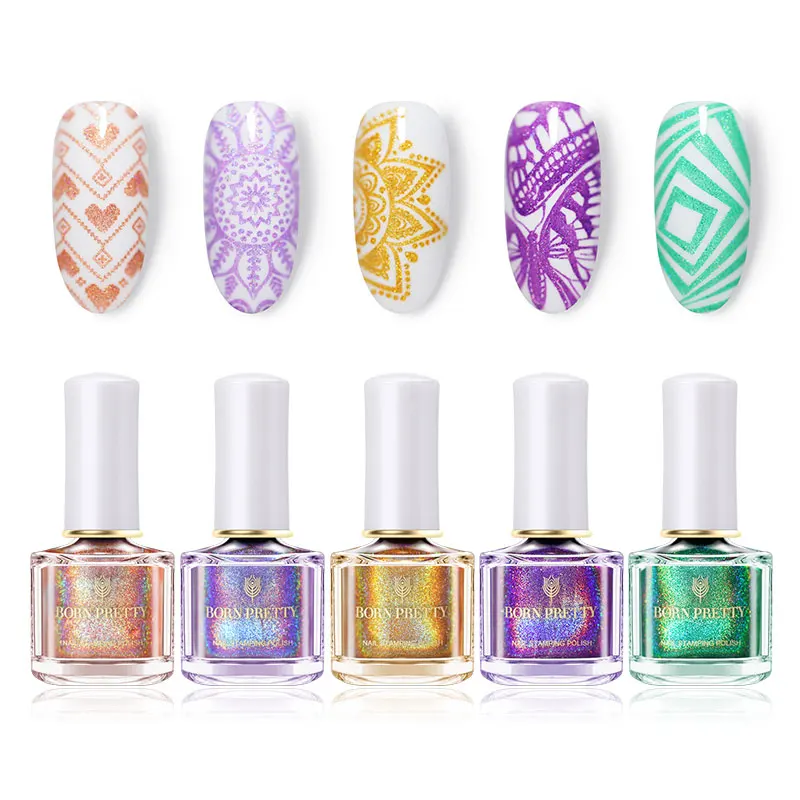 BORN PRETTY Holographic Nail Stamping Polish 6ml Holo Laser Nail Art Printing Varnish For Nail Stamping Plate Image Print
BORN PRETTY Holographic Nail Stamping Polish 6ml Holo Laser Nail Art Printing Varnish For Nail Stamping Plate Image Print