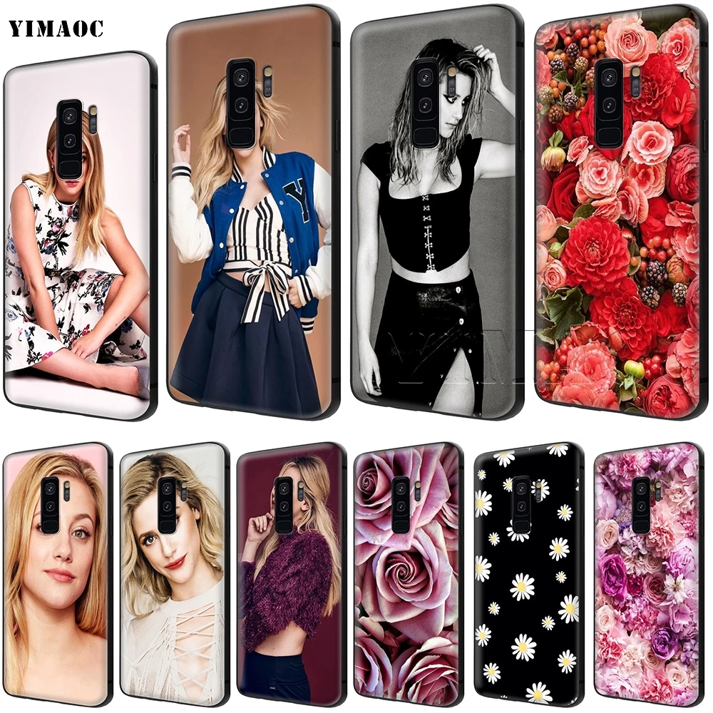 Мягкий силиконовый чехол YIMAOC Lili Reinhart для Samsung Galaxy S6 S7 Edge S8 S9 Plus A3 A5 A6 Note 8 9 |
