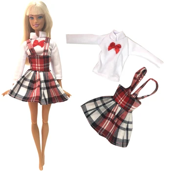 NK 2020 Newest Doll Beautiful Plaid Skirt Party Costume For Barbie Noble Doll Top Fashion Design Best Children Girl Gift 001B DZ
NK 2020 Newest Doll Beautiful Plaid Skirt Party Costume For Barbie Noble Doll Top Fashion Design Best Children Girl Gift 001B DZ