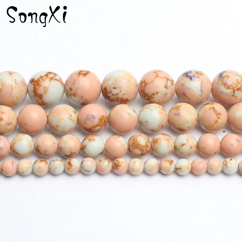 Wholesale Bare Pink Sea Sediment Imperial Stone Round Beads for Jewelry Making Pick Size 4/6/8/10mm Diy Bracelet Necklace 15''
Wholesale Bare Pink Sea Sediment Imperial Stone Round Beads for Jewelry Making Pick Size 4/6/8/10mm Diy Bracelet Necklace 15''