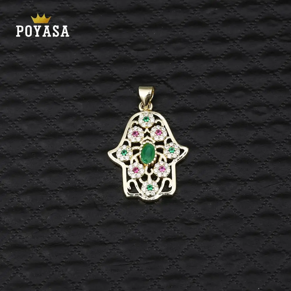 Moroccan Caftan wedding gold Pendant for women green and red stone fashion jewelry copper high quality pendant
Moroccan Caftan wedding gold Pendant for women green and red stone fashion jewelry copper high quality pendant