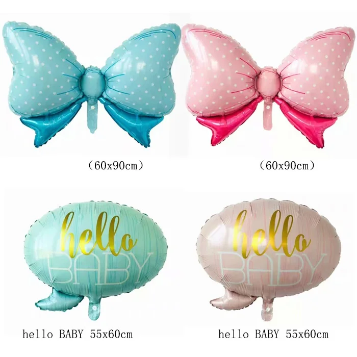 New Big Bow Baby boy girl, Hello baby Pink Blue Foil balloons for Birthday, Baby shower Newborn Party Decoration air ballon Gift
New Big Bow Baby boy girl, Hello baby Pink Blue Foil balloons for Birthday, Baby shower Newborn Party Decoration air ballon Gift