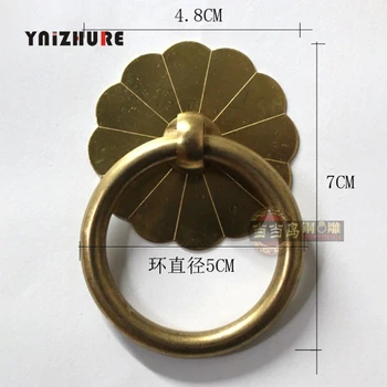 50mm Chinese Antique Pure Copper Ring Classic Drawer Small Cabinet Door Handle DH-500 5CM Ring
50mm Chinese Antique Pure Copper Ring Classic Drawer Small Cabinet Door Handle DH-500 5CM Ring