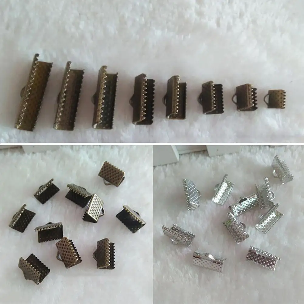 20 Pcs Ribbon Clamps Crimp Ends Bail Connector for Braccelet DIY Jewelry Findings new
20 Pcs Ribbon Clamps Crimp Ends Bail Connector for Braccelet DIY Jewelry Findings new