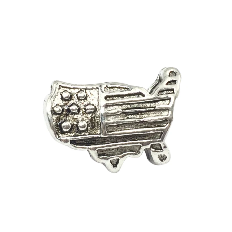 DIY Jewelry USA Map Charm European Beads Fit Pandora Charms Bracelets&Bangles Necklace B00346
DIY Jewelry USA Map Charm European Beads Fit Pandora Charms Bracelets&Bangles Necklace B00346