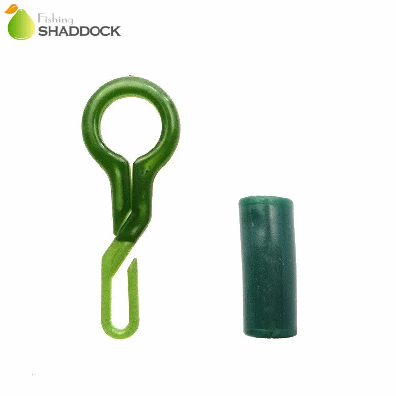 100pcs 3.7cm Back Lead Clips With Tube Green Plastic Rubber Carp Rigs Connector Carp Fishing Accessories Tackle
100pcs 3.7cm Back Lead Clips With Tube Green Plastic Rubber Carp Rigs Connector Carp Fishing Accessories Tackle
