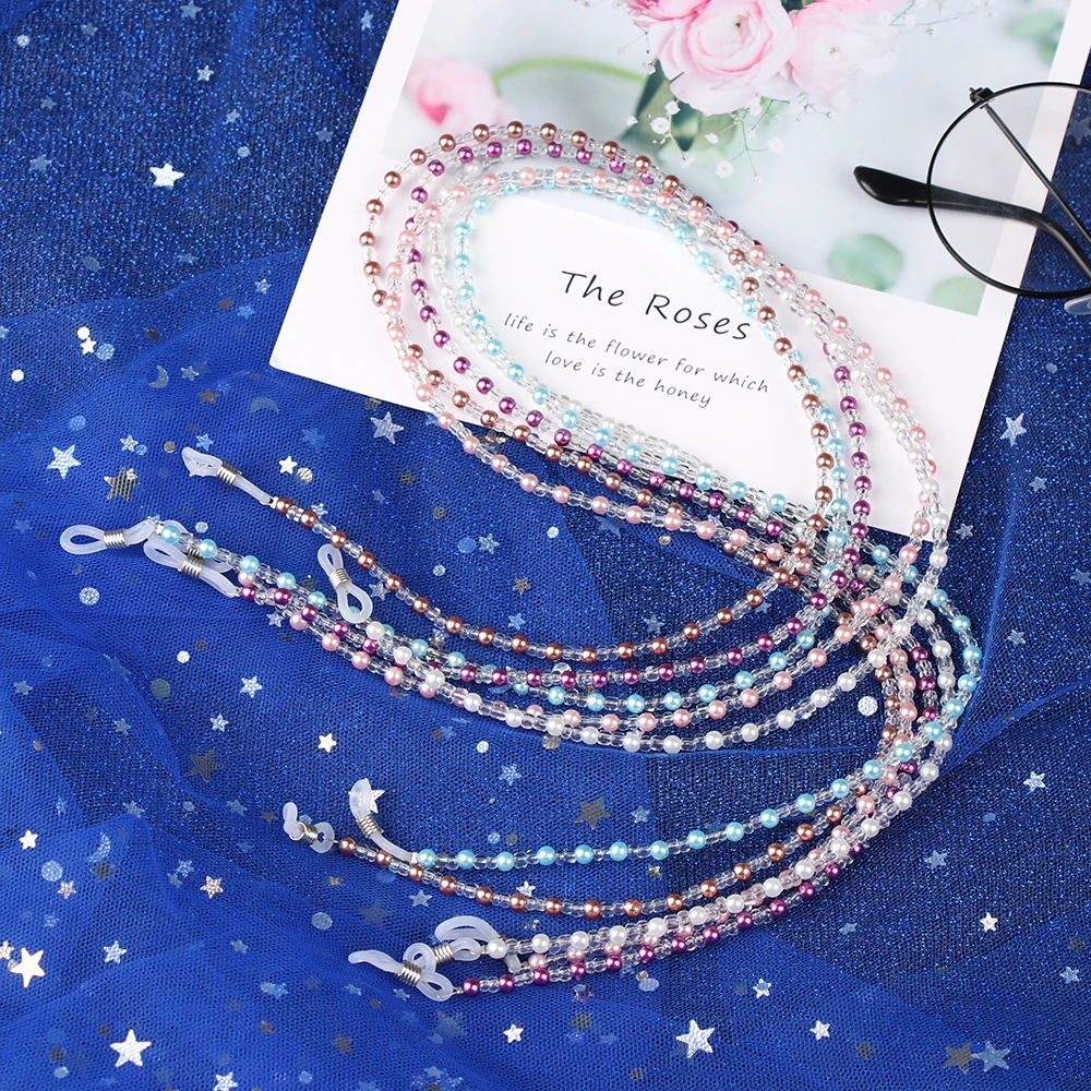 Fashion Eyeglasses Sunglasses Beaded Sun glass Eyeglasses Reading Glasses Chain Cord Anti-slip Handmade beaded Eyeglass Chain
Fashion Eyeglasses Sunglasses Beaded Sun glass Eyeglasses Reading Glasses Chain Cord Anti-slip Handmade beaded Eyeglass Chain