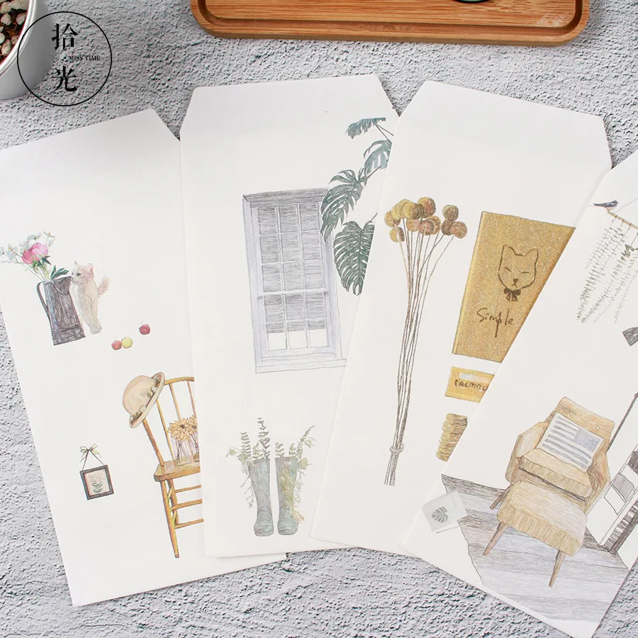 9 Pcs/Set 3 Envelopes+6 Letter Papers Novelty Plant Flower Animal Letter Envelope Set Gift Korean Stationery
9 Pcs/Set 3 Envelopes+6 Letter Papers Novelty Plant Flower Animal Letter Envelope Set Gift Korean Stationery