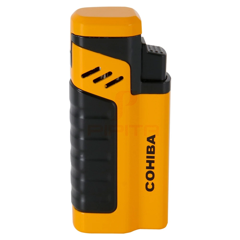 COHIBA Windproof Lighter Gas Lighter Cigarette Lighter Torch Four Jet Flame Refillable Inflatable Blue Flame Cigar Lighter
COHIBA Windproof Lighter Gas Lighter Cigarette Lighter Torch Four Jet Flame Refillable Inflatable Blue Flame Cigar Lighter