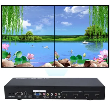 PUZHIJIE 2x2 HDMI Video Wall Processor HD TV 1080P Matrix Splicer Splitter Display USB HDMI VGA AV video wall controller
PUZHIJIE 2x2 HDMI Video Wall Processor HD TV 1080P Matrix Splicer Splitter Display USB HDMI VGA AV video wall controller