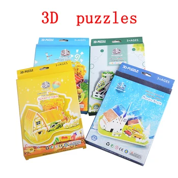 DIY 3d Puzzle Paper Dimensional Model Assembled Brain Teaser Learning Educational Games Toys for Children Jigsaw Kids Toys
DIY 3d Puzzle Paper Dimensional Model Assembled Brain Teaser Learning Educational Games Toys for Children Jigsaw Kids Toys