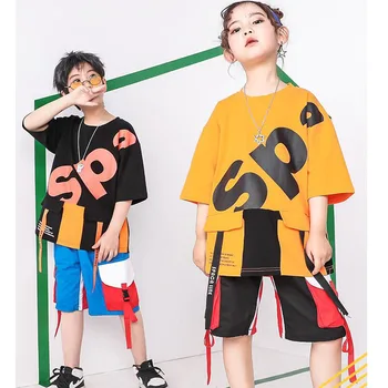 Kids Hip Hop Ballroom Dance Clothing Outfits Girls Boys Jazz Dancing Costumes T Shirt short Pants Street Stage Clothes Wear
Kids Hip Hop Ballroom Dance Clothing Outfits Girls Boys Jazz Dancing Costumes T Shirt short Pants Street Stage Clothes Wear