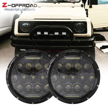 For Suzuki samurai 7" LED Headlights with White DRL for For Lada 4x4 urban Niva UAZ Hunter Headlamp Replacement light 
For Suzuki samurai 7" LED Headlights with White DRL for For Lada 4x4 urban Niva UAZ Hunter Headlamp Replacement light