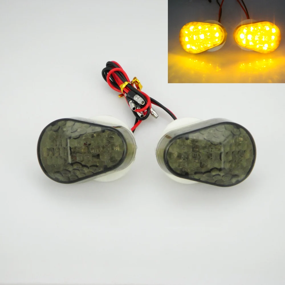 Motorcycle Turn Signal Light LED For Kawasaki Ninja ZX6R 1998-2016 /ZX10R 2004-2016 /ZX12R 2000-2005 /ZX9R 98-03 /ZZR600 Smoke
Motorcycle Turn Signal Light LED For Kawasaki Ninja ZX6R 1998-2016 /ZX10R 2004-2016 /ZX12R 2000-2005 /ZX9R 98-03 /ZZR600 Smoke