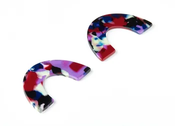 Acetate Earring Charms One Hole - U Shaped Pendant - Jewelry accessories -6pcs/lot - 47.7 x29.87mm x2.6mm - AC1095-1
Acetate Earring Charms One Hole - U Shaped Pendant - Jewelry accessories -6pcs/lot - 47.7 x29.87mm x2.6mm - AC1095-1