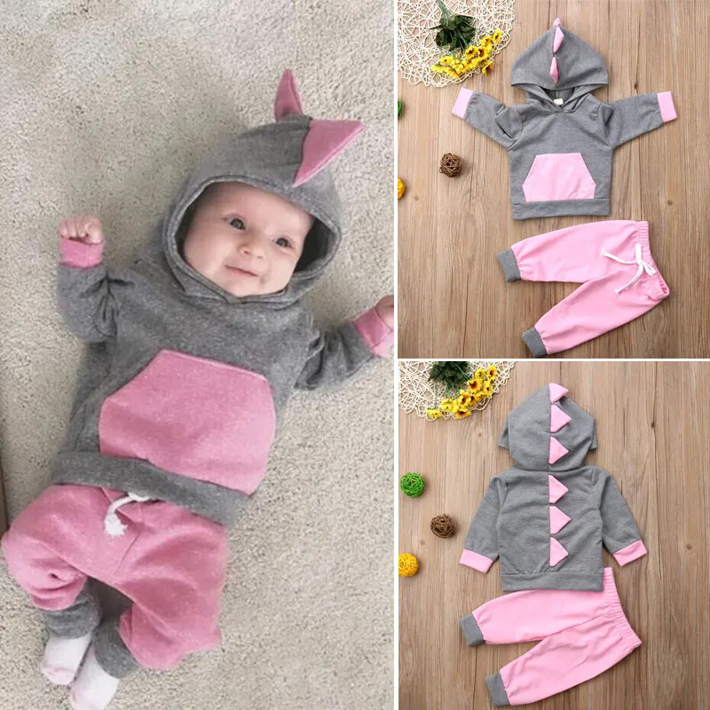 Autumn Baby Girl Clothes Newborn Infant Baby Girl Clothing Set Long Sleeve with Hooded Tops+Pants Dinosaur Toddler Outfit Set
Autumn Baby Girl Clothes Newborn Infant Baby Girl Clothing Set Long Sleeve with Hooded Tops+Pants Dinosaur Toddler Outfit Set