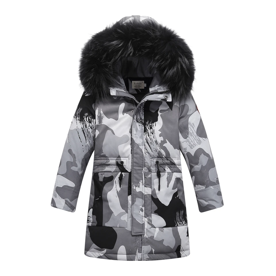 Boy Winter Coat Camouflage 2019 Children's Duck Down Jacket Long Thick Kids Winter Jackets for Boy Outerwear Fur Collar Boy Park
Boy Winter Coat Camouflage 2019 Children's Duck Down Jacket Long Thick Kids Winter Jackets for Boy Outerwear Fur Collar Boy Park