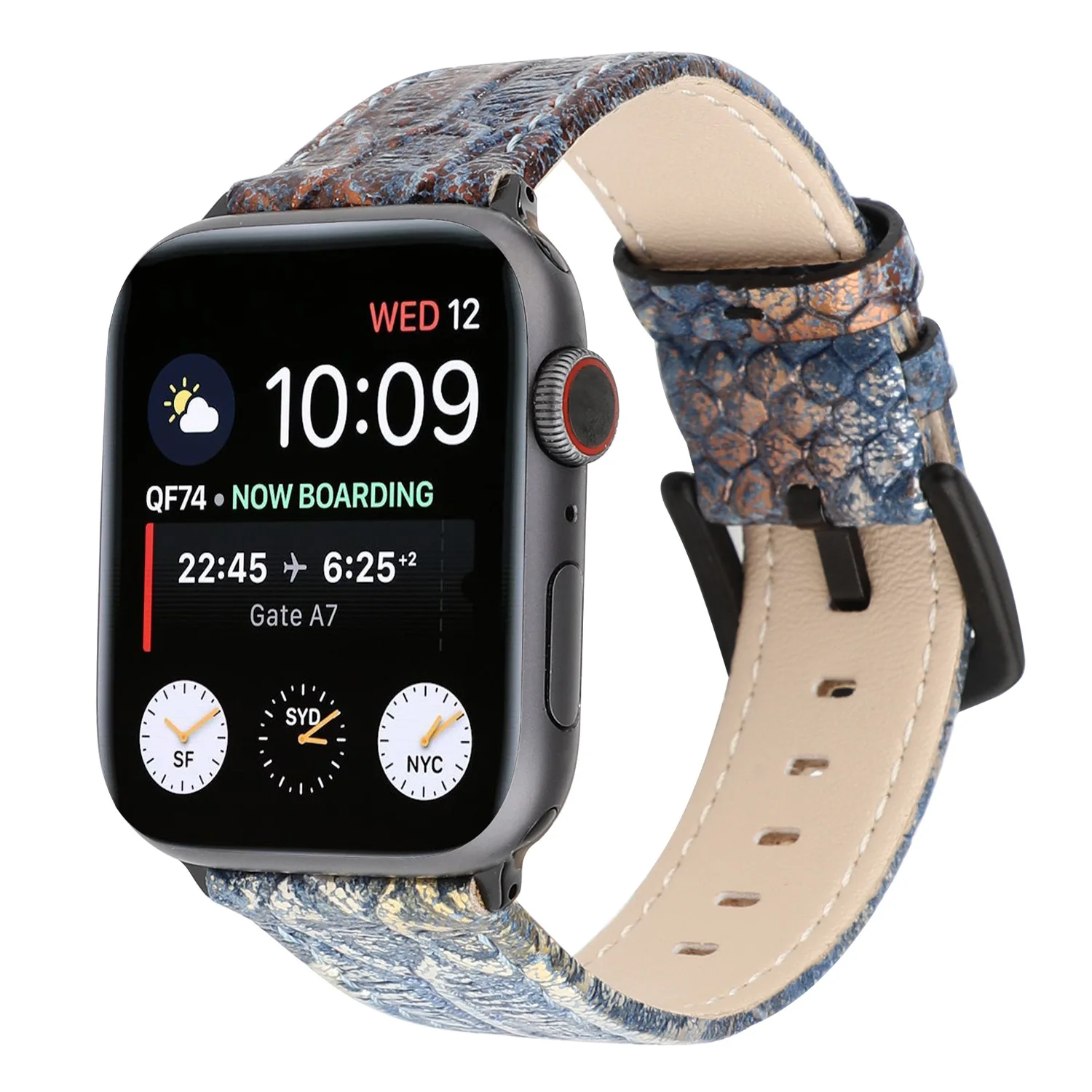 Band for Apple Watch 38mm 42mm Genuine Leather Watchband for Apple iWatch 40mm 44mm Band 4 3 2 1 Strap Snake Skin Style Bracelet
Band for Apple Watch 38mm 42mm Genuine Leather Watchband for Apple iWatch 40mm 44mm Band 4 3 2 1 Strap Snake Skin Style Bracelet