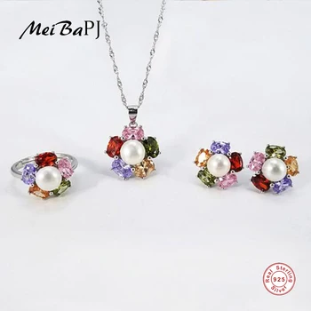 MeiBaPJ 925 Sterling Silver Charm Fine Wedding Party Jewelry 2018 New Fashion Flower Freshwater Pearl Jewelry Set Lady TZ-002Y
MeiBaPJ 925 Sterling Silver Charm Fine Wedding Party Jewelry 2018 New Fashion Flower Freshwater Pearl Jewelry Set Lady TZ-002Y