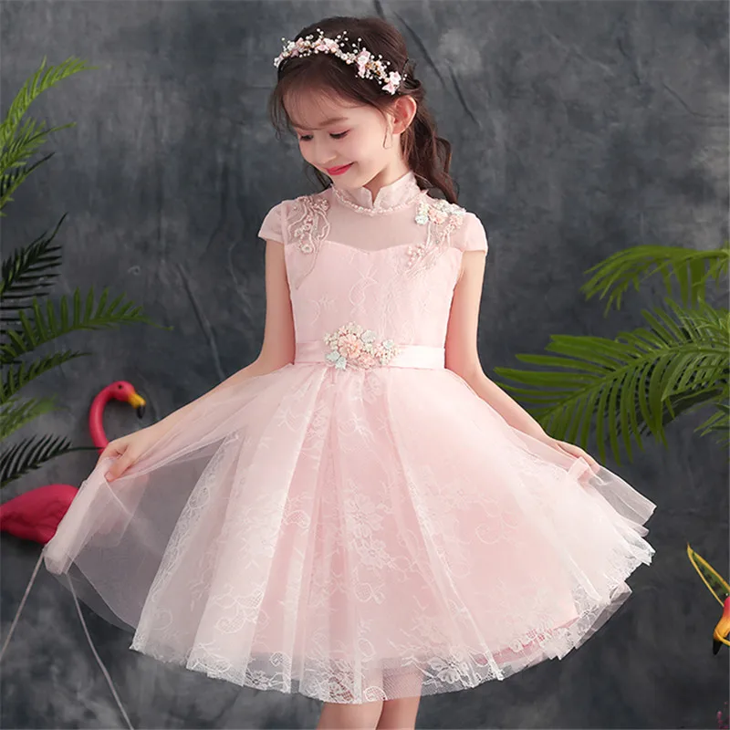 2019 Summer New Children Girls Korean Sweet Beautiful Pink Birthday Wedding Party Lace Dress Baby Kids Chinese Wind Fluffy Dress
2019 Summer New Children Girls Korean Sweet Beautiful Pink Birthday Wedding Party Lace Dress Baby Kids Chinese Wind Fluffy Dress