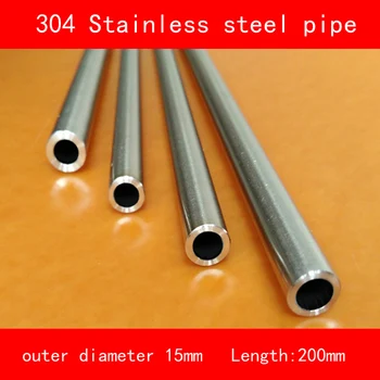 non-corrosive 304 Stainless steel pipe tube outer diameter 15mm/wall thickness 1.5mm length 200mm
non-corrosive 304 Stainless steel pipe tube outer diameter 15mm/wall thickness 1.5mm length 200mm