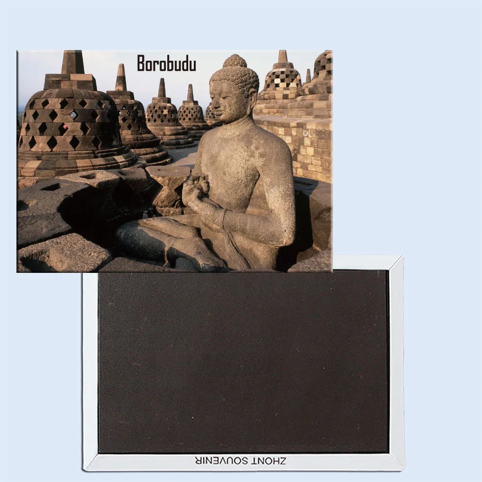 Borobudur, Java, Indonesia, Refrigerator magnet, Tourist souvenirs, Home creative ornaments 24637
Borobudur, Java, Indonesia, Refrigerator magnet, Tourist souvenirs, Home creative ornaments 24637