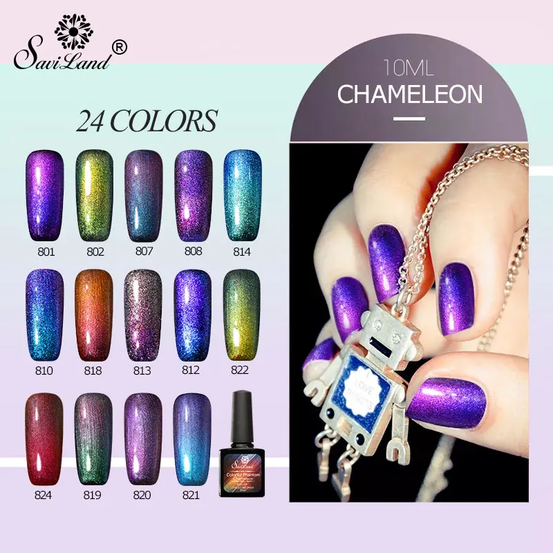 Saviland 10ML Phantom Chameleon Nail Gel Varnish Galaxy Shadow 3D Shining Gel Lacquer Nail Glue Color Change UV Gel Polish
Saviland 10ML Phantom Chameleon Nail Gel Varnish Galaxy Shadow 3D Shining Gel Lacquer Nail Glue Color Change UV Gel Polish