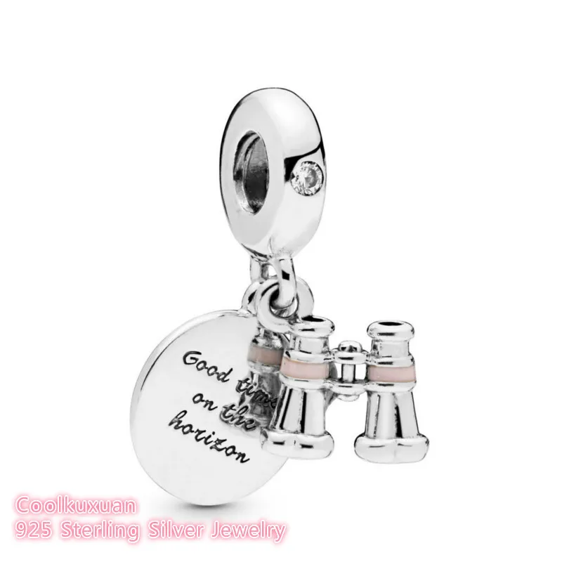 2019 Summer 100% 925 Sterling Silver Heart Binoculars Charm Dangle beads Fits Original Pandora bracelets Jewelry Making
2019 Summer 100% 925 Sterling Silver Heart Binoculars Charm Dangle beads Fits Original Pandora bracelets Jewelry Making