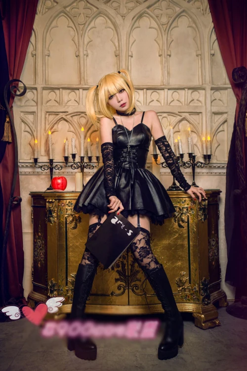 Death Note Misa Amane Imitation Leather Dress Sexy Uniform Cosplay Costumes with gloves and socks and necklace
Death Note Misa Amane Imitation Leather Dress Sexy Uniform Cosplay Costumes with gloves and socks and necklace