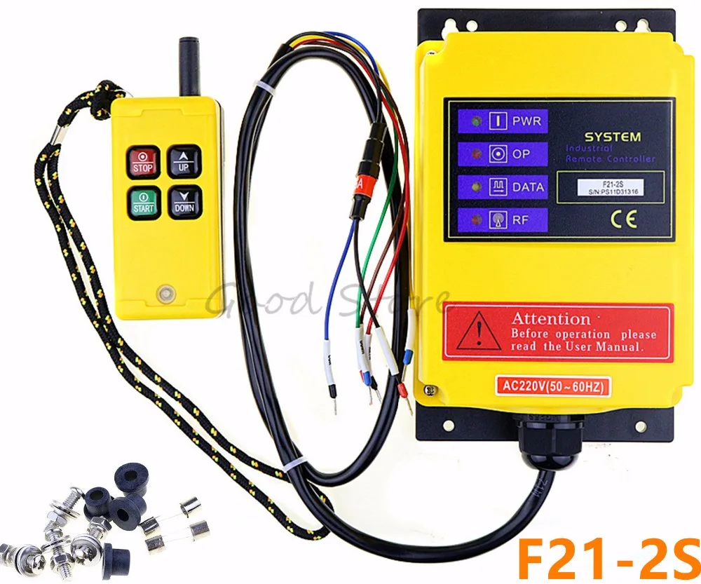 1PCS Industrial Remote Control Switch Crane Transmitter 2 channels 12VDC 380VAC 220VAC 110VAC 24VDC 48VDC
1PCS Industrial Remote Control Switch Crane Transmitter 2 channels 12VDC 380VAC 220VAC 110VAC 24VDC 48VDC