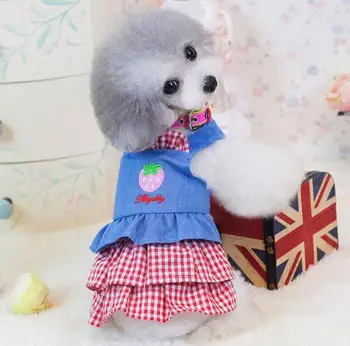 Fairy Denim Dog Dress for Dog Cat Mini Spring Dress Puppy Clothes Apparels Charming Cozy Dog Shirt Princess Teddy Dress
Fairy Denim Dog Dress for Dog Cat Mini Spring Dress Puppy Clothes Apparels Charming Cozy Dog Shirt Princess Teddy Dress