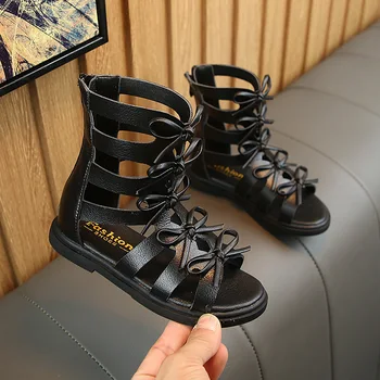 2019 New Girls Sandals Summer Princess Boots Rome Sandals Open Toe Gladiator Sandals Children Shoes Kids Casual Leather Sandal
2019 New Girls Sandals Summer Princess Boots Rome Sandals Open Toe Gladiator Sandals Children Shoes Kids Casual Leather Sandal