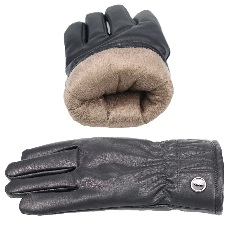 Winter Men Thicken Gloves Big Size Touch Screen Male Plus Velvet Keep Warm Mittens Men's Outdoor Windproof Leather Gloves
Winter Men Thicken Gloves Big Size Touch Screen Male Plus Velvet Keep Warm Mittens Men's Outdoor Windproof Leather Gloves