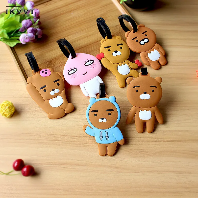 Cartoon Luggage Tags Etiquette Bagage Airplane Travel Tag for Suitcase Travel Accessories Akcesoria Podrozne Kofferlabel
Cartoon Luggage Tags Etiquette Bagage Airplane Travel Tag for Suitcase Travel Accessories Akcesoria Podrozne Kofferlabel