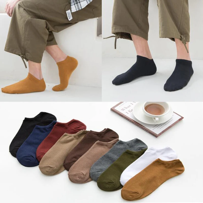 10 Pairs/lot Spring Summer Men Cotton Ankle Socks For Men's Business Casual Solid Color Short Socks Male Sock Slippers Meias
10 Pairs/lot Spring Summer Men Cotton Ankle Socks For Men's Business Casual Solid Color Short Socks Male Sock Slippers Meias