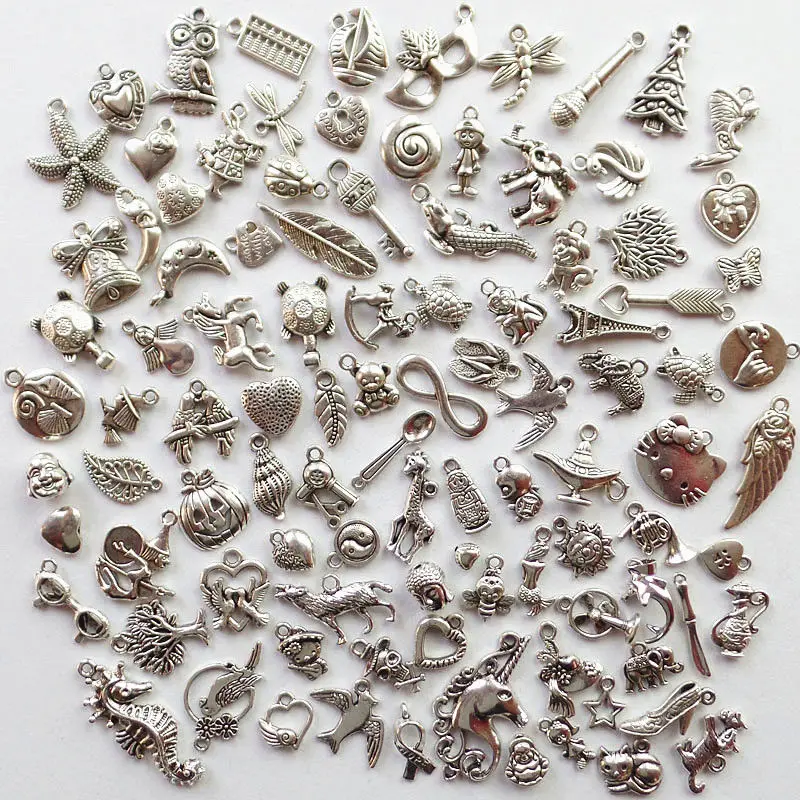 Free Shipping!100pcs Charms Bulk Wholesale Mixed Tibetan Silver Beads Pendant Jewelry Findings XSJ171124
Free Shipping!100pcs Charms Bulk Wholesale Mixed Tibetan Silver Beads Pendant Jewelry Findings XSJ171124
