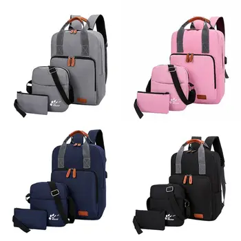 3 Pcs/Set Unisex Backpack USB Charging Port For School Teenagers Girls Fashion Women Shoulder Bag Ladies Backpack
3 Pcs/Set Unisex Backpack USB Charging Port For School Teenagers Girls Fashion Women Shoulder Bag Ladies Backpack