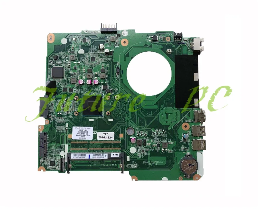 JOUTNDLN FOR HP 14-Y 15-F Laptop Motherboard 800527-001 800527-601 DAU88MMB6A0 W/ N2840 CPU Test work
JOUTNDLN FOR HP 14-Y 15-F Laptop Motherboard 800527-001 800527-601 DAU88MMB6A0 W/ N2840 CPU Test work