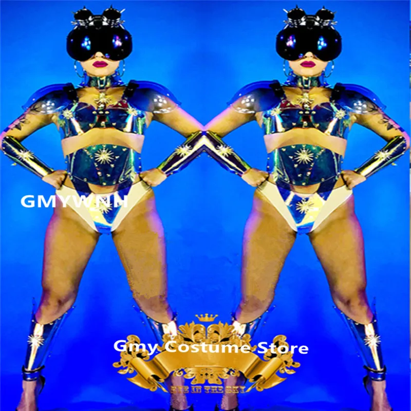 K50 Female silver mirror dance costumes stage wears robot suit dj dresses armor clothe party outfit bar clothe ds bodysuit disco
K50 Female silver mirror dance costumes stage wears robot suit dj dresses armor clothe party outfit bar clothe ds bodysuit disco