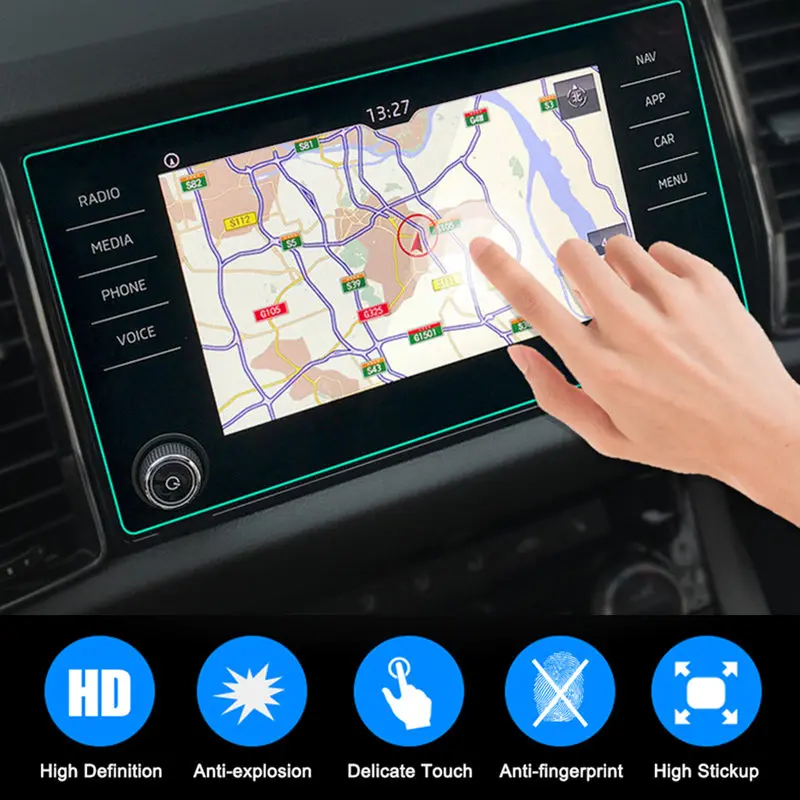 7/8 inch Car Styling GPS Navigation Screen Steel Protective Film For Kia RIO X-Line Sportage QL 2016 2017 2018 KX5 K3 KX7
7/8 inch Car Styling GPS Navigation Screen Steel Protective Film For Kia RIO X-Line Sportage QL 2016 2017 2018 KX5 K3 KX7